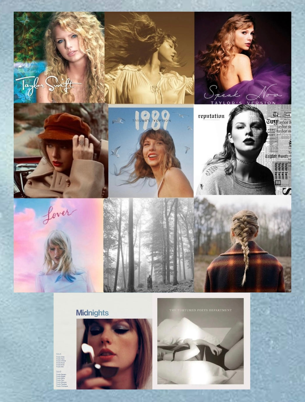 Taylor Swift Album Cover Diamond Art Kits | Debut through to TTPD ...