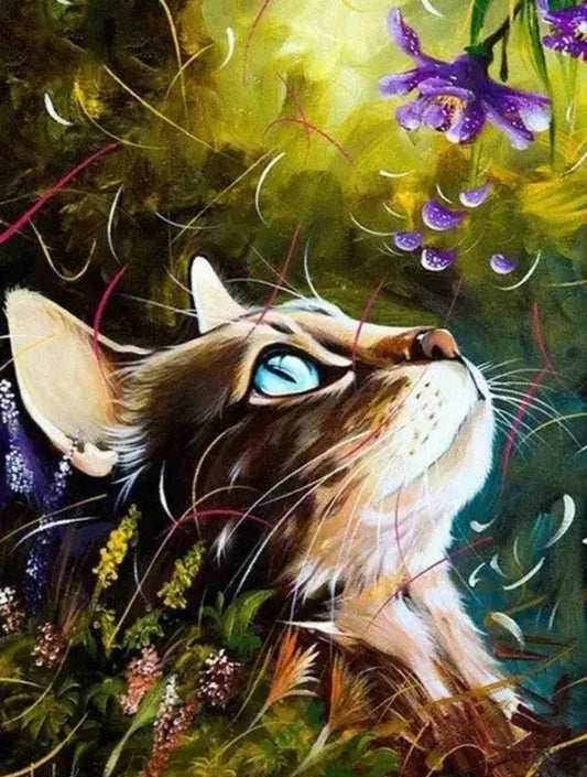 Cat - Floral