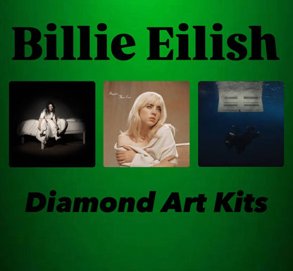 Billie Eilish Album Cover Diamond Art Kits - Belfair Designs