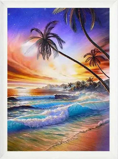 Sunset Beach Diamond Art Kits - Belfair Designs